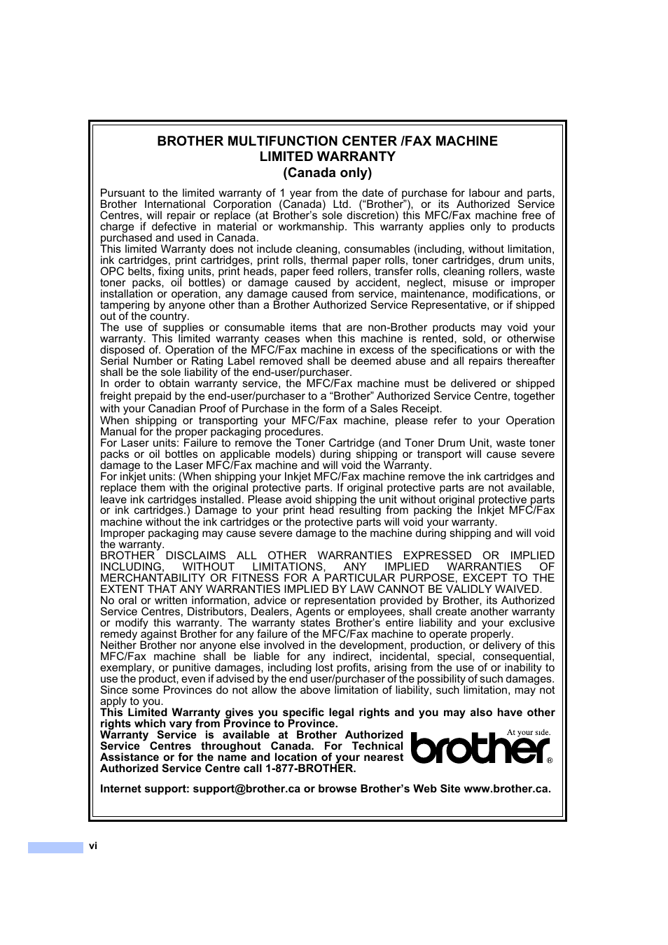 Brother DCP-7040 User Manual | Page 8 / 108