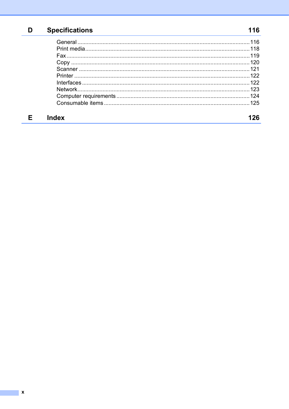Brother MFC-J450DW User Manual | Page 12 / 143