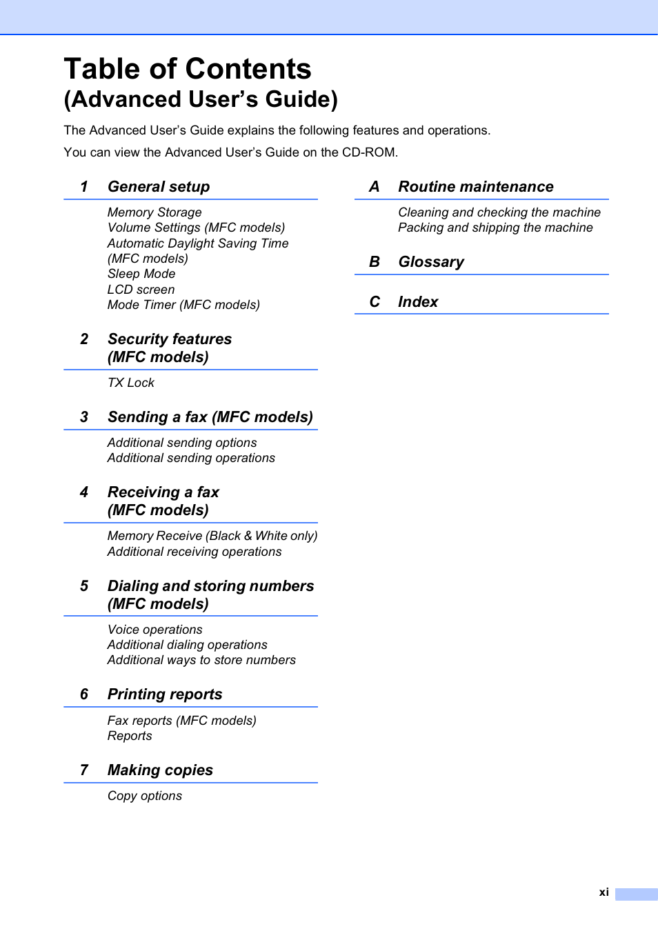 Brother MFC-J450DW User Manual | Page 13 / 143