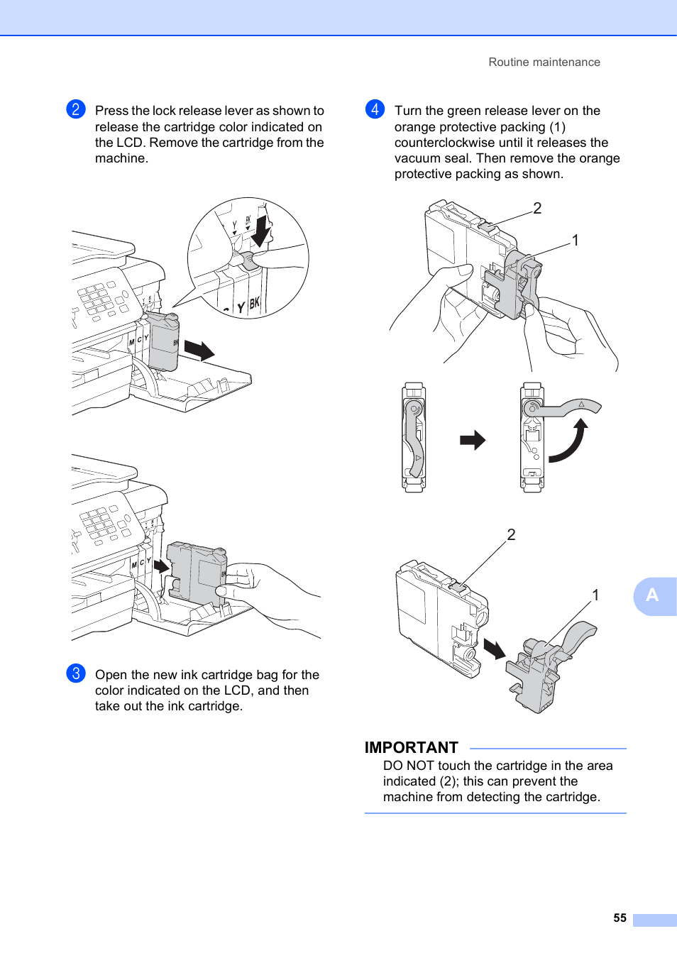 Important | Brother MFC-J450DW User Manual | Page 69 / 143