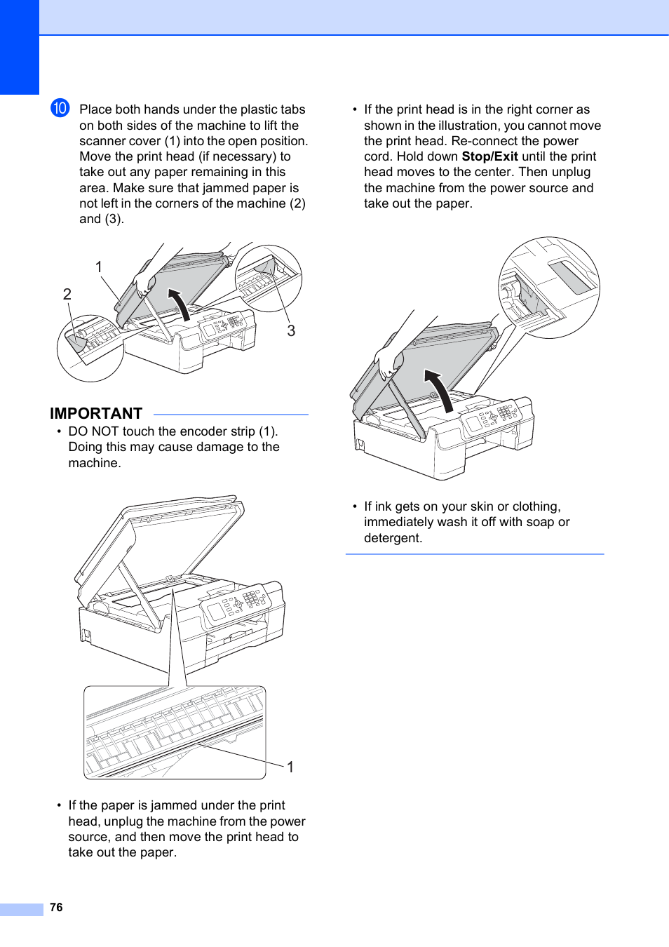 Important | Brother MFC-J450DW User Manual | Page 90 / 143