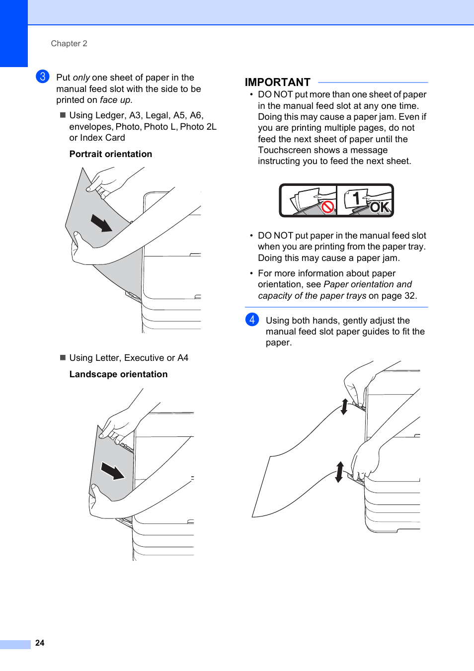 Important | Brother MFC-J4610DW User Manual | Page 38 / 186