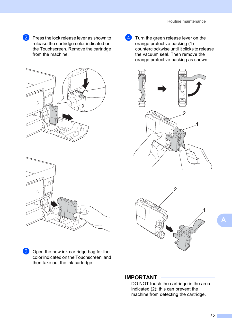 Important | Brother MFC-J4610DW User Manual | Page 89 / 186