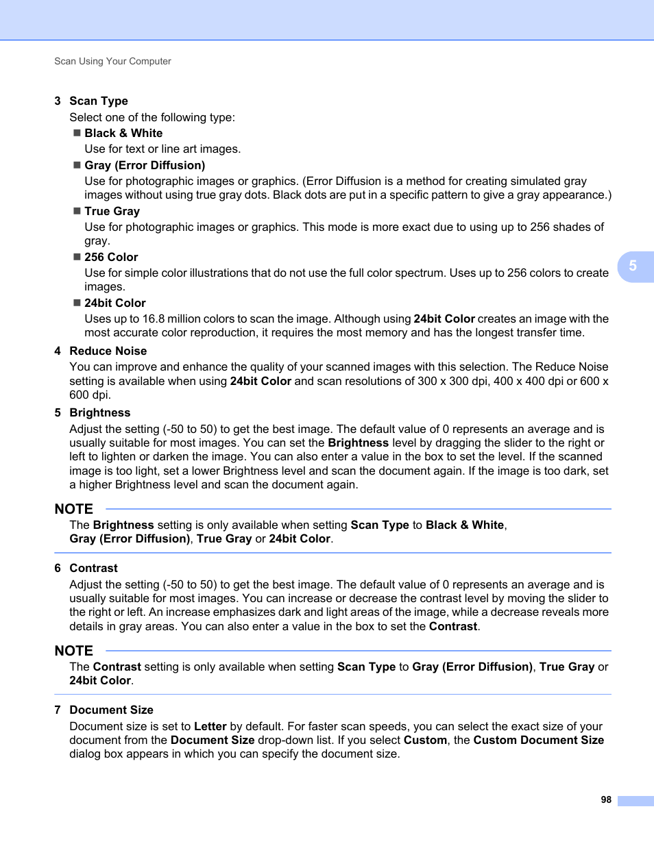 Brother ADS-1000W User Manual | Page 112 / 246