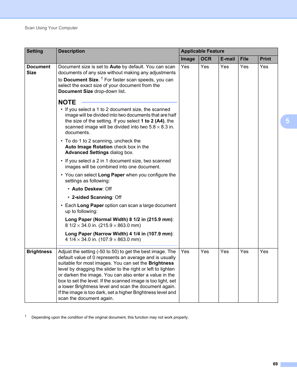 Brother ADS-1000W User Manual | Page 83 / 246
