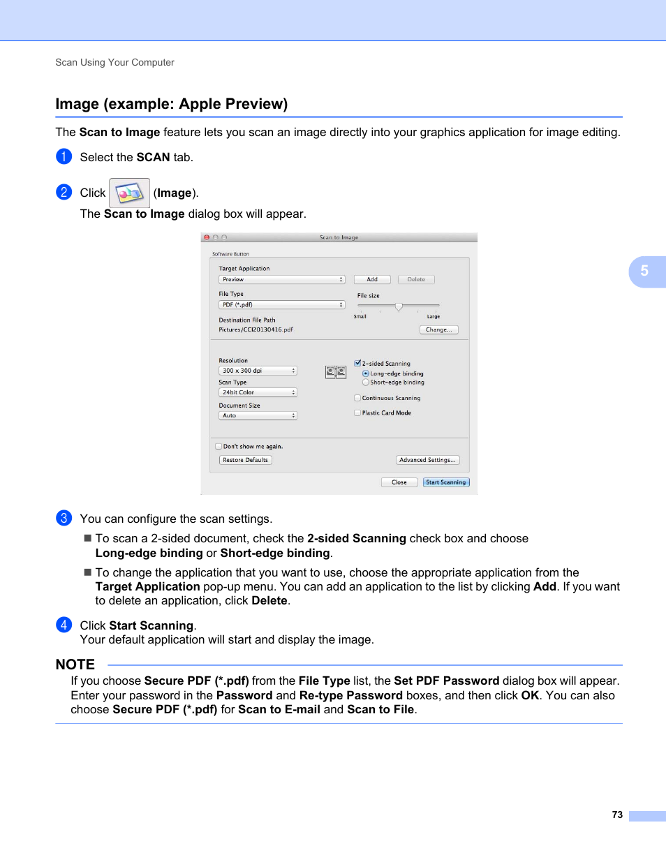Image (example: apple preview), 5image (example: apple preview) | Brother ADS-1000W User Manual | Page 87 / 246