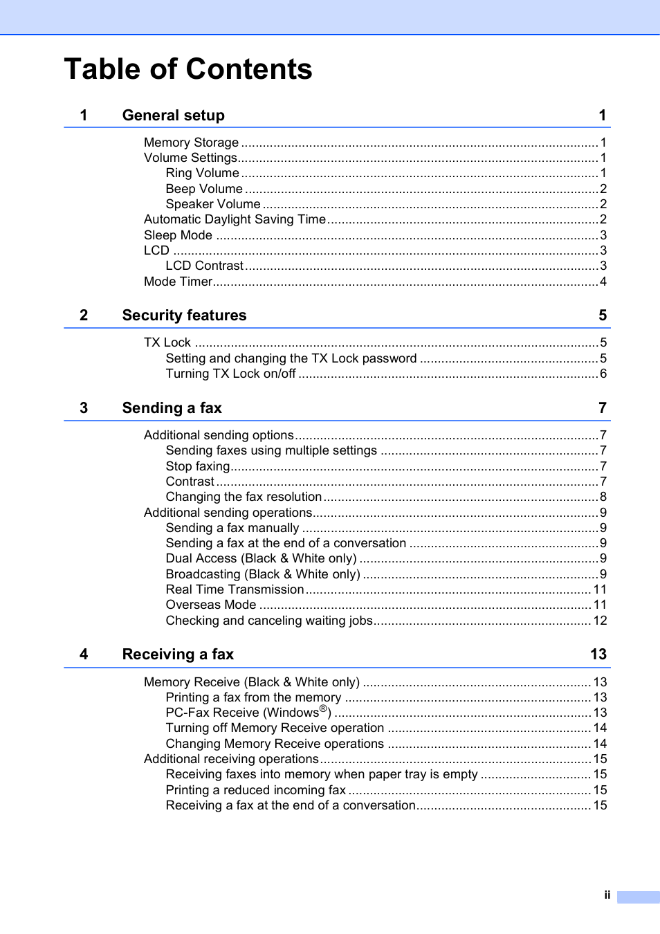 Brother MFC-J245 User Manual | Page 3 / 47