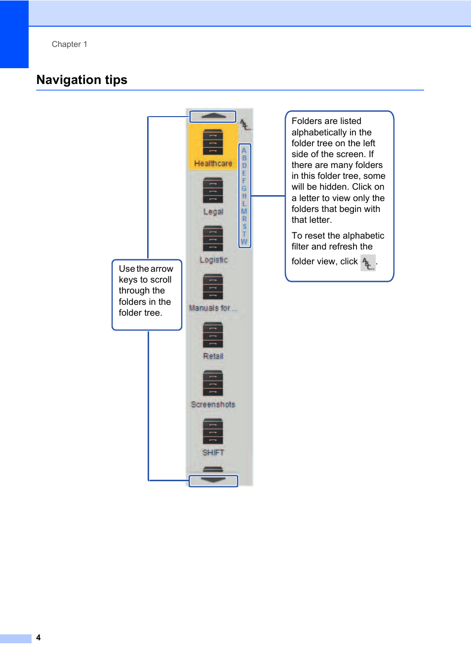 Navigation tips | Brother BR-Docs User Manual | Page 8 / 54