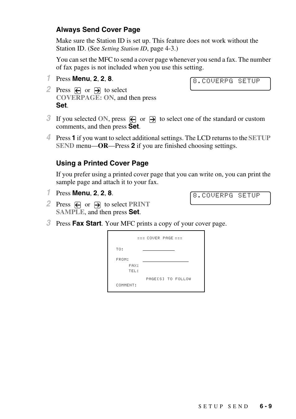 Brother MFC-9800 User Manual | Page 69 / 232