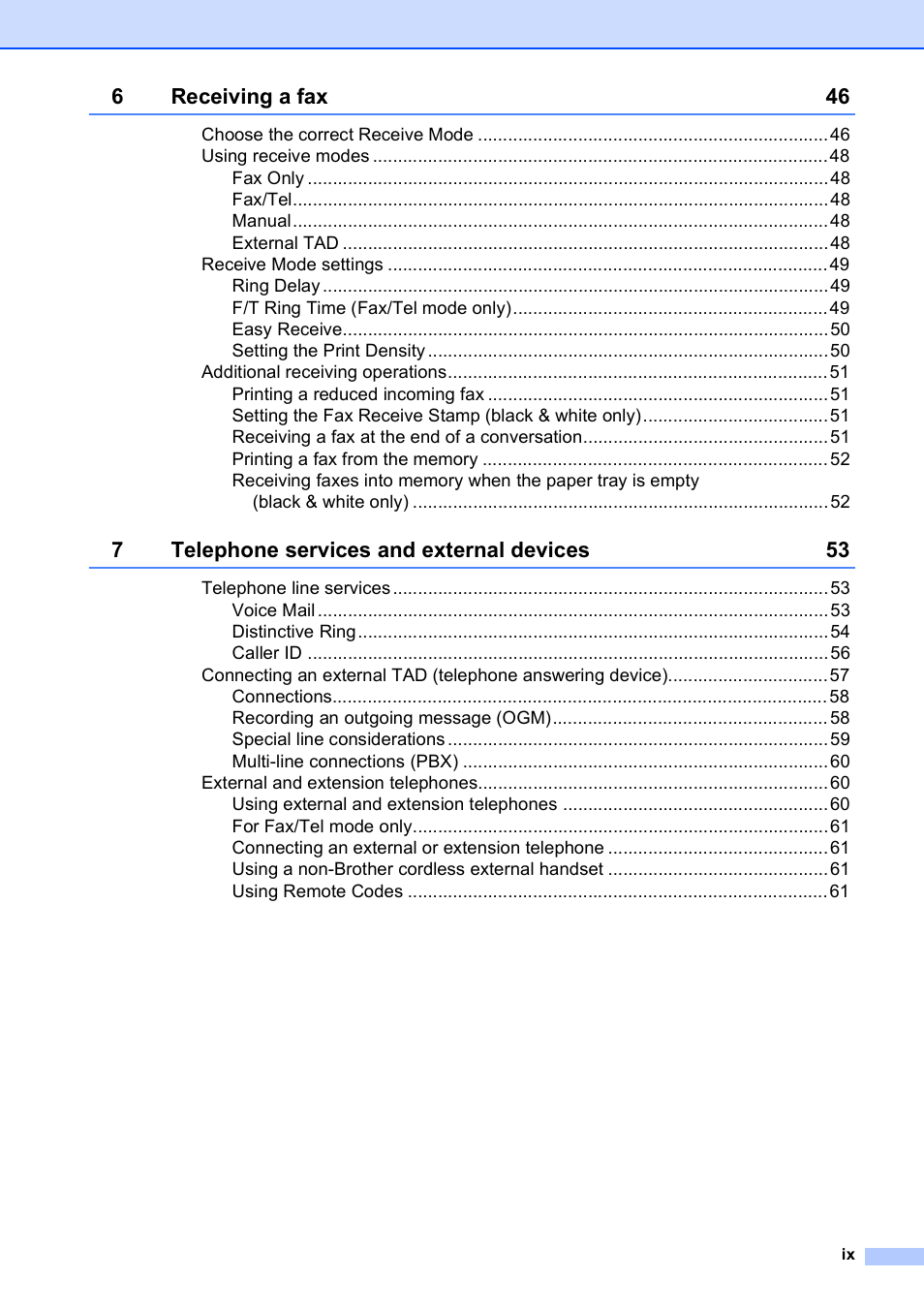 Brother MFC-9120CN User Manual | Page 11 / 264