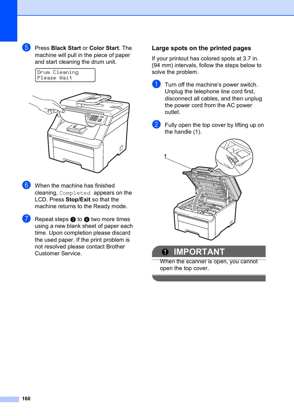 Important | Brother MFC-9120CN User Manual | Page 176 / 264