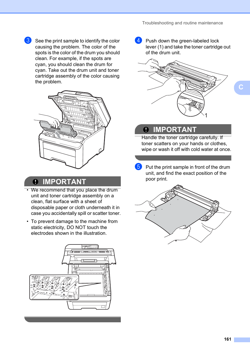Important | Brother MFC-9120CN User Manual | Page 177 / 264