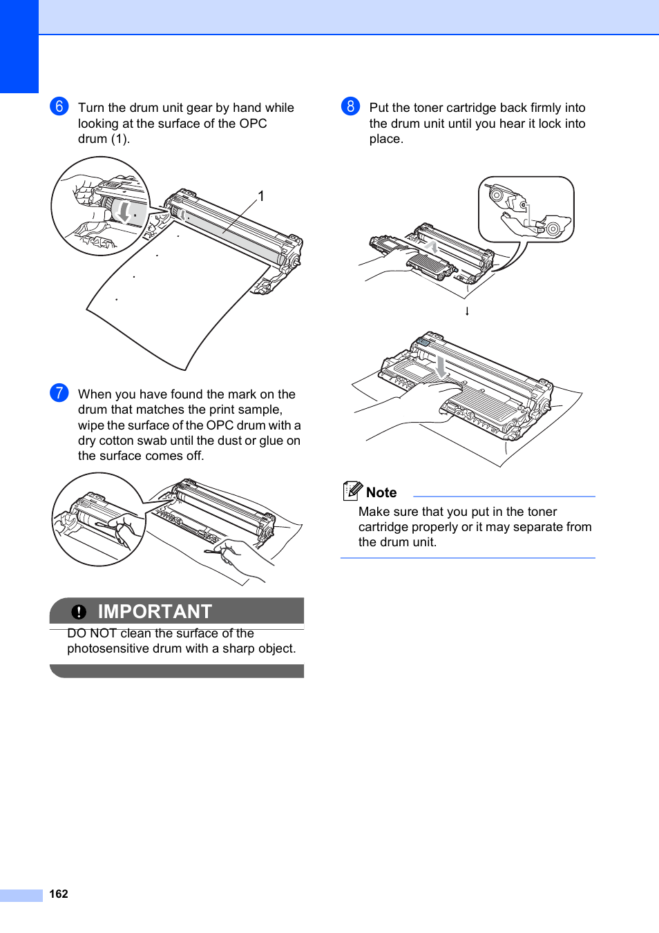 Important | Brother MFC-9120CN User Manual | Page 178 / 264