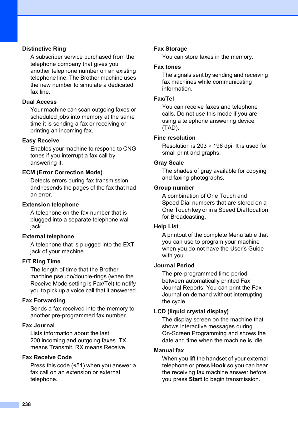 Brother MFC-9120CN User Manual | Page 254 / 264