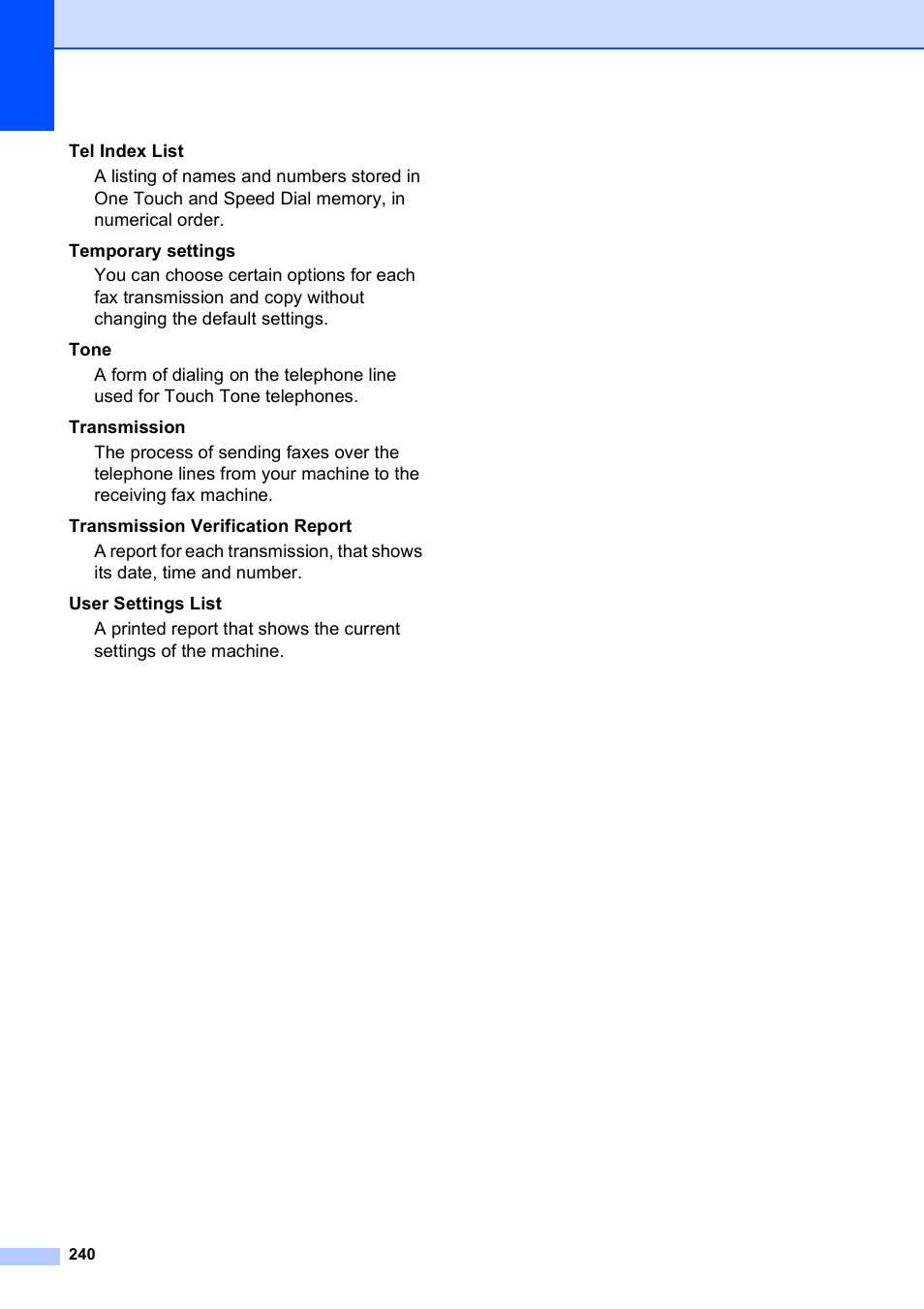 Brother MFC-9120CN User Manual | Page 256 / 264