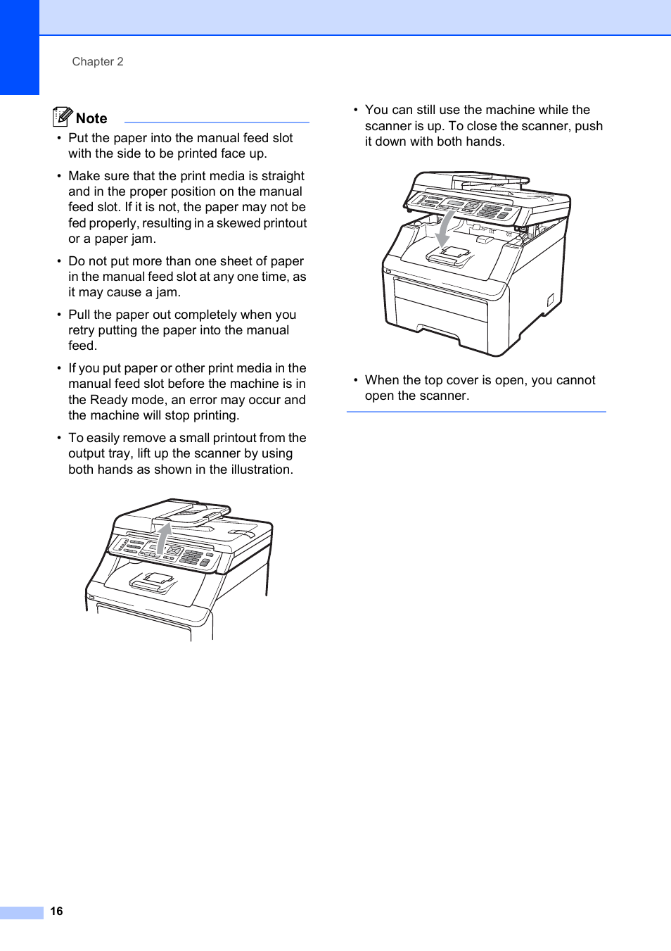 Brother MFC-9120CN User Manual | Page 32 / 264