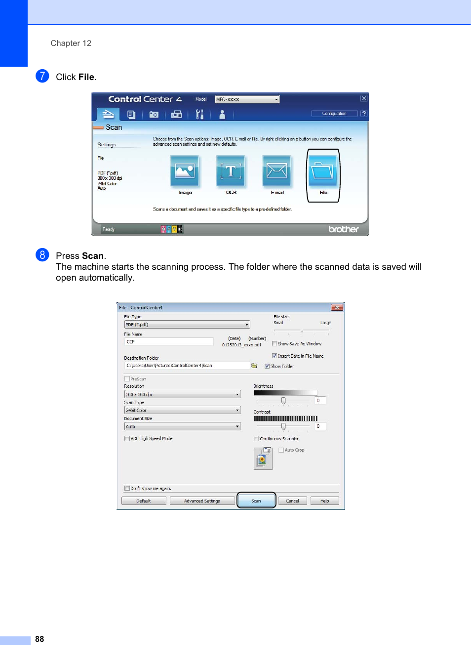 Brother MFC-J6720DW User Manual | Page 102 / 219