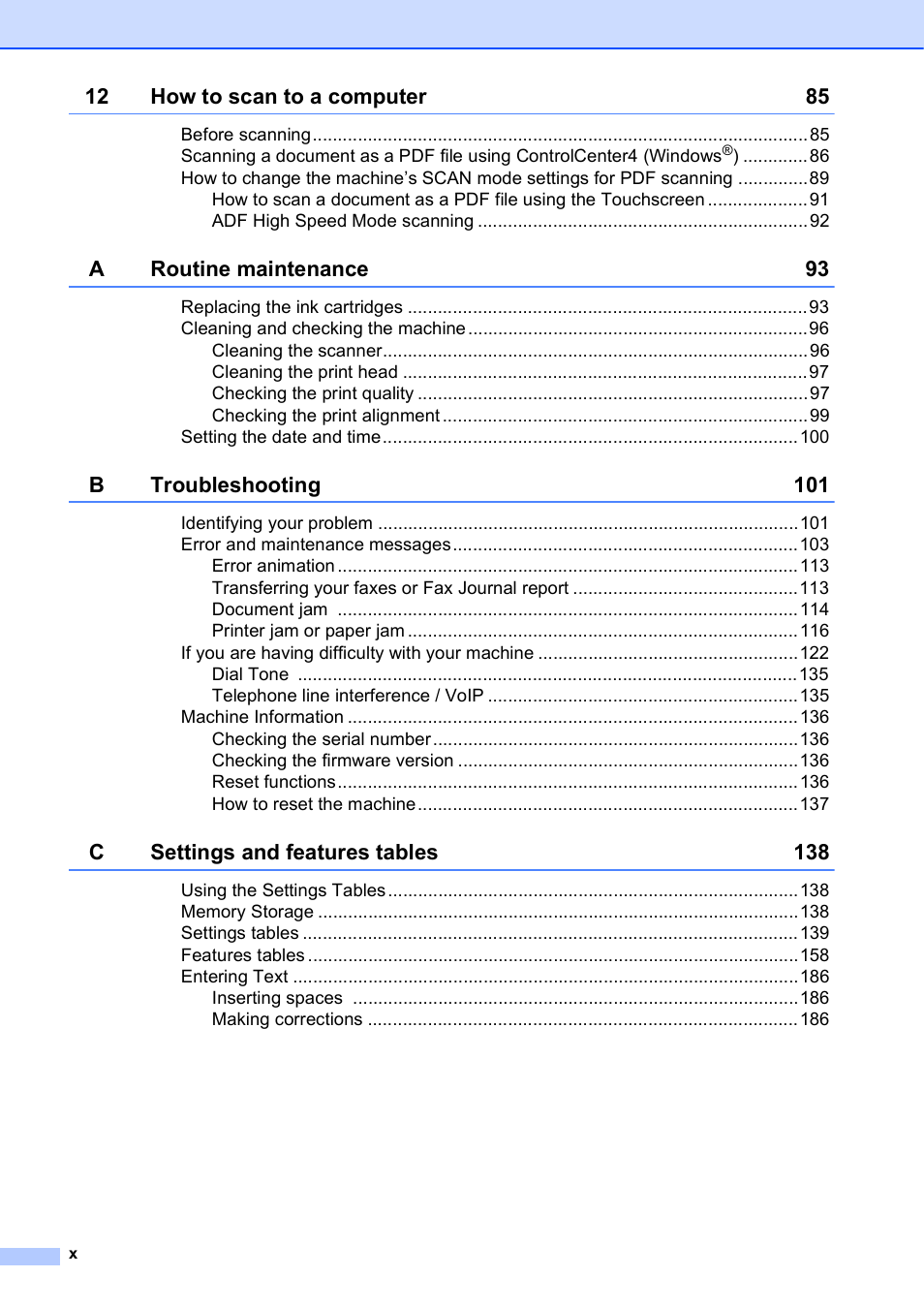 Brother MFC-J6720DW User Manual | Page 12 / 219