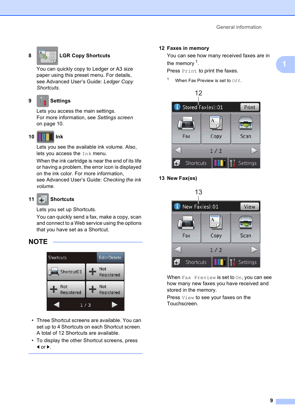 Brother MFC-J6720DW User Manual | Page 23 / 219