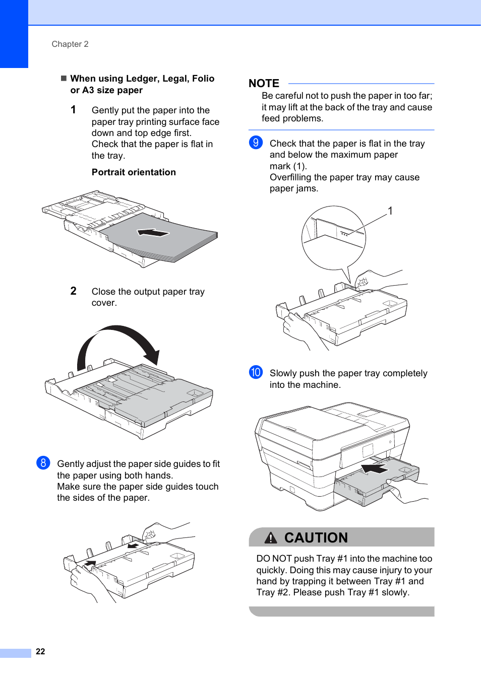 Caution | Brother MFC-J6720DW User Manual | Page 36 / 219