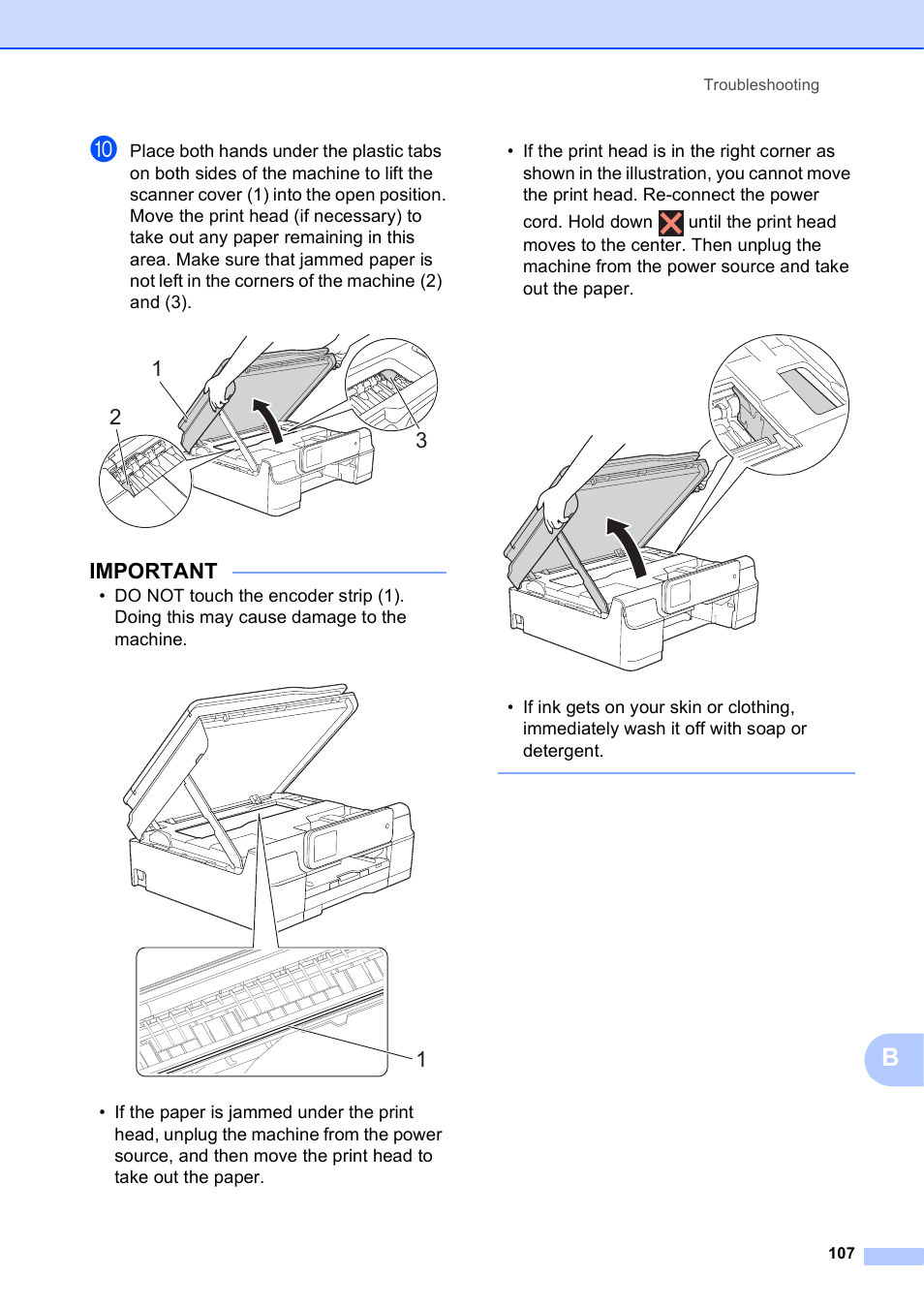 Important | Brother MFC-J650DW User Manual | Page 121 / 203