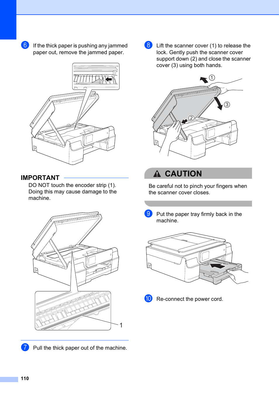 Caution, Important | Brother MFC-J650DW User Manual | Page 124 / 203