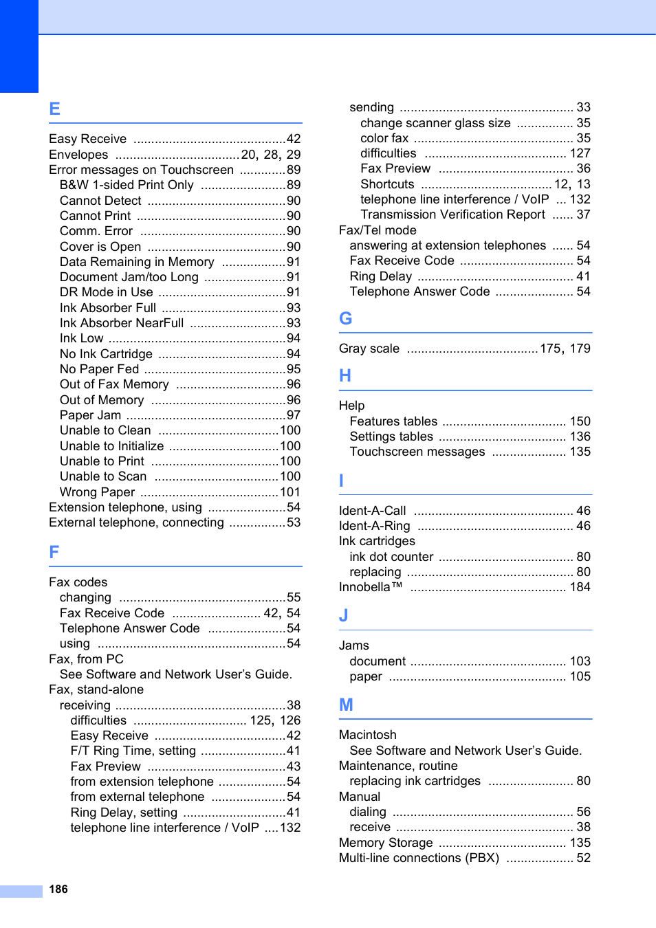 Brother MFC-J650DW User Manual | Page 200 / 203