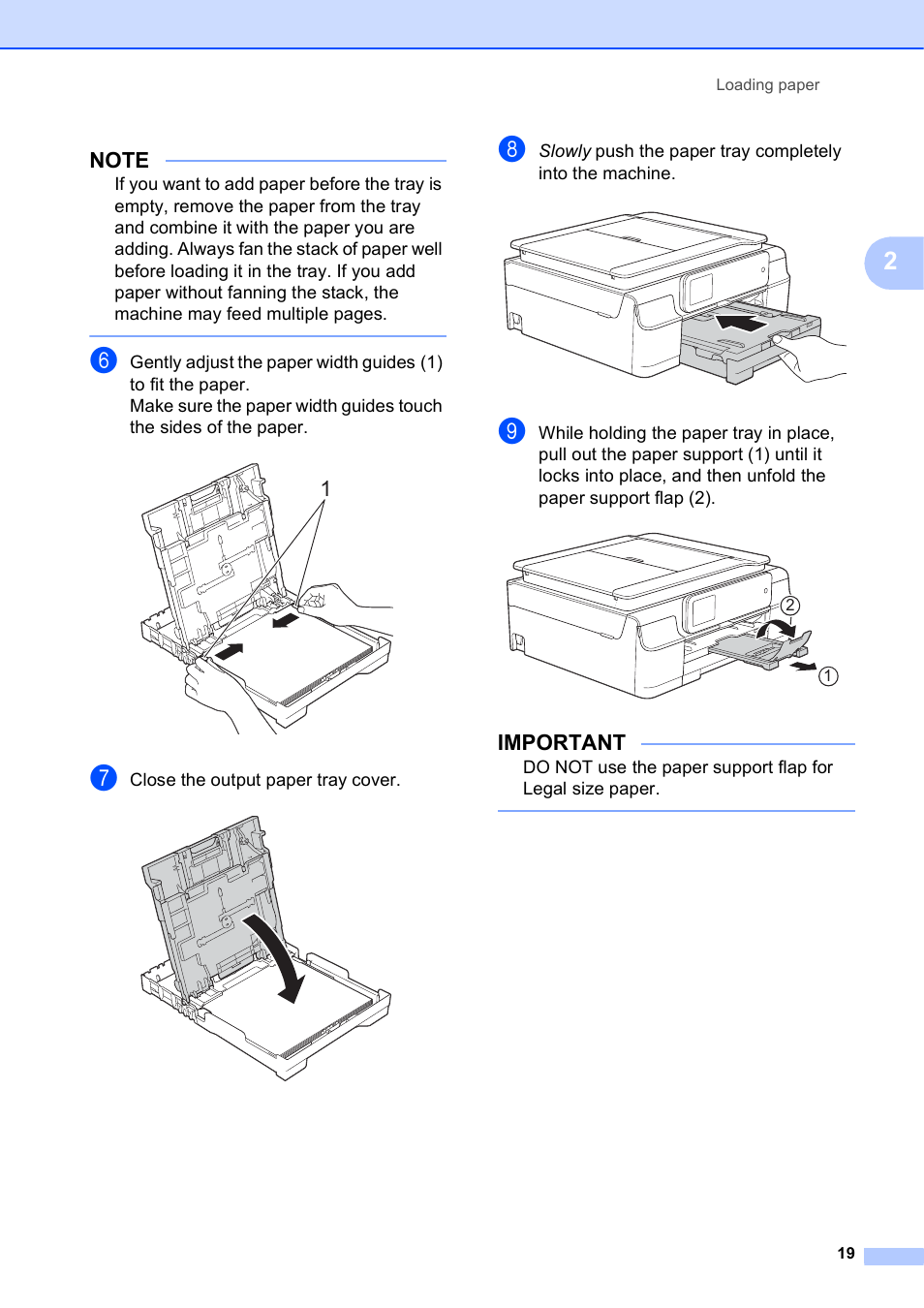 Important | Brother MFC-J650DW User Manual | Page 33 / 203