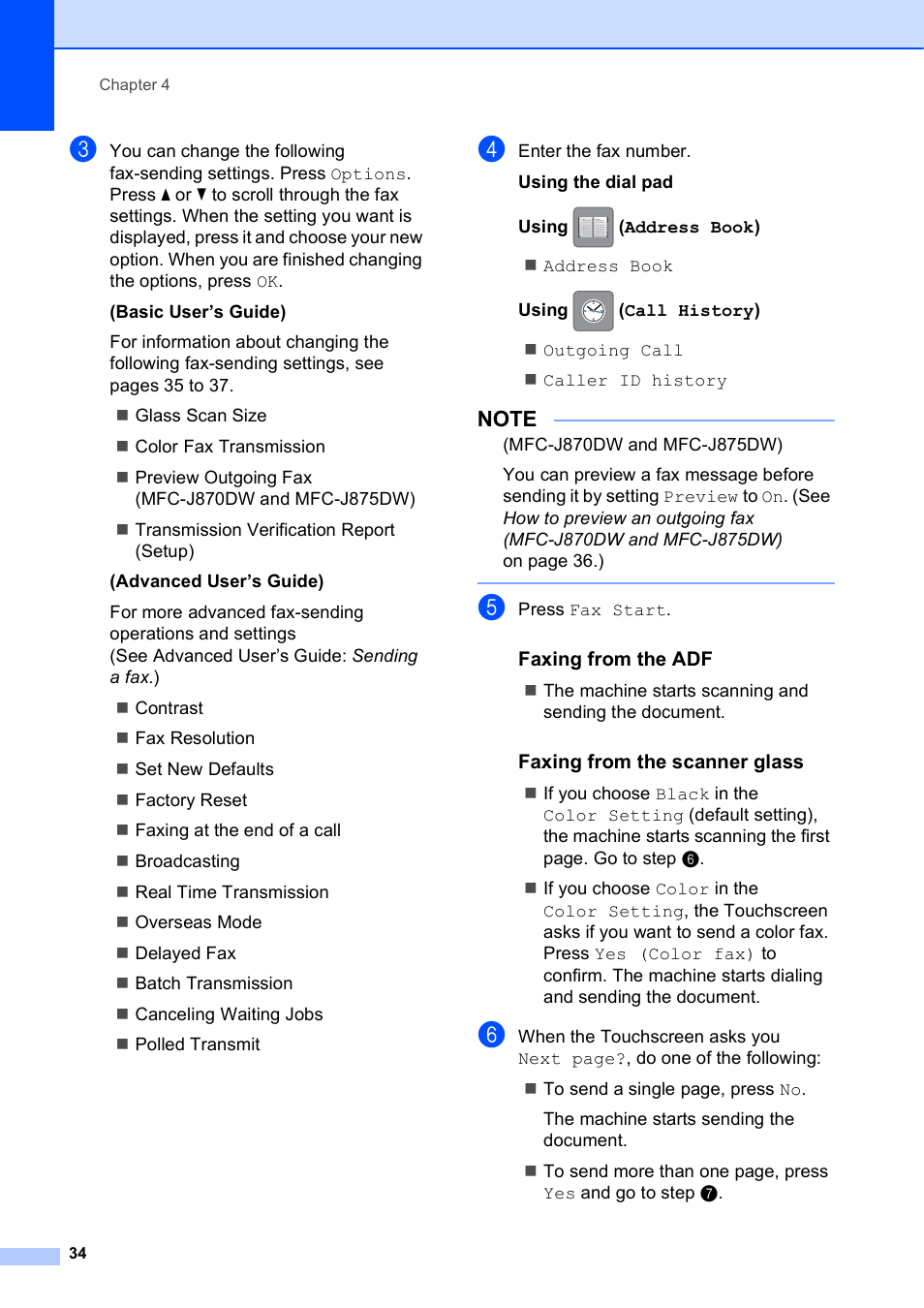 Brother MFC-J650DW User Manual | Page 48 / 203