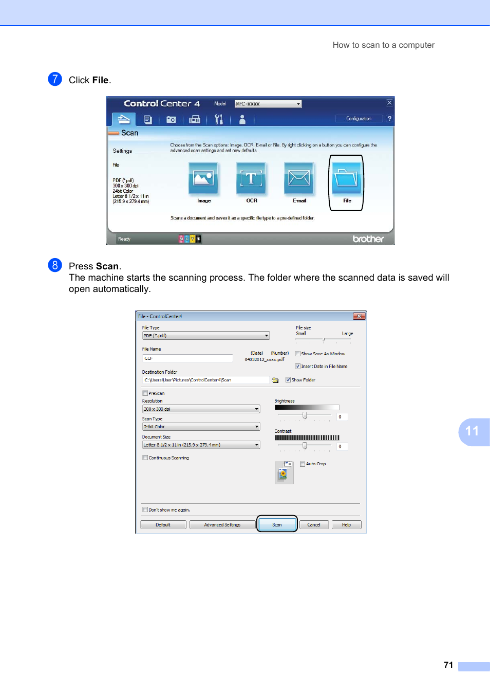 Brother MFC-J650DW User Manual | Page 85 / 203