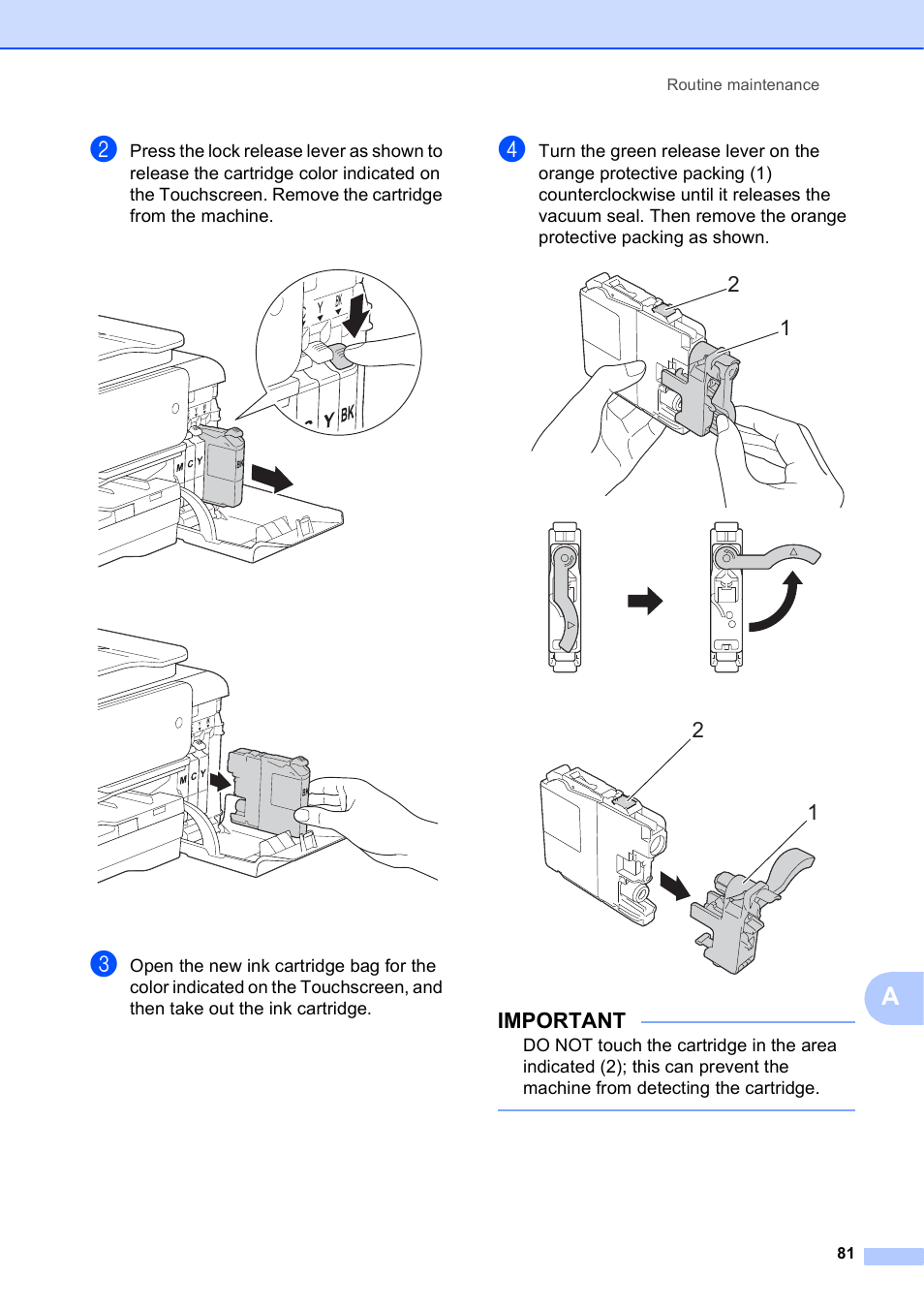Important | Brother MFC-J650DW User Manual | Page 95 / 203
