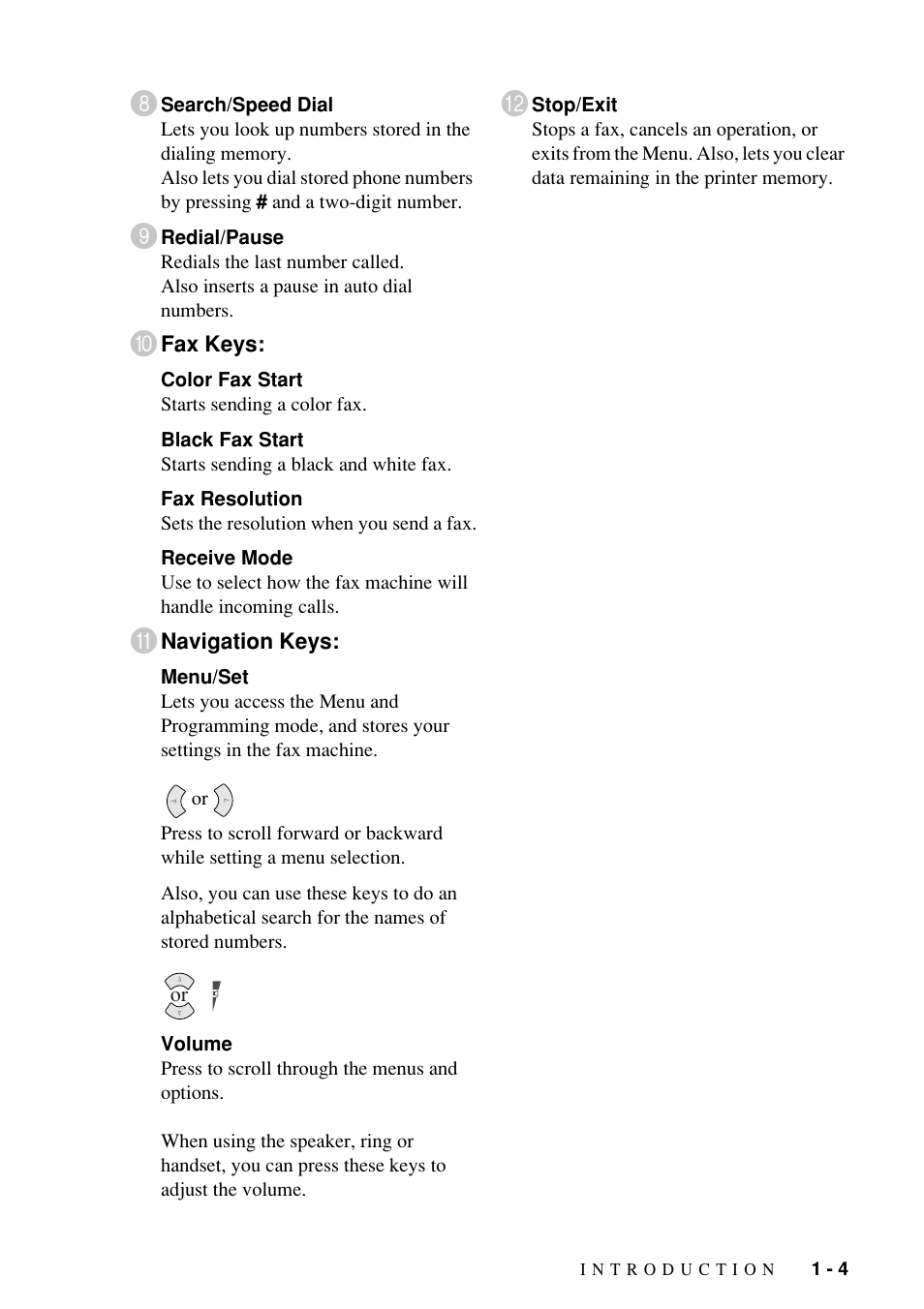 Brother FAX-1800C User Manual | Page 21 / 144