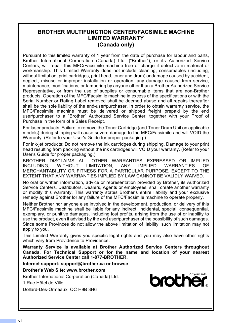 Brother DCP-330C User Manual | Page 8 / 116
