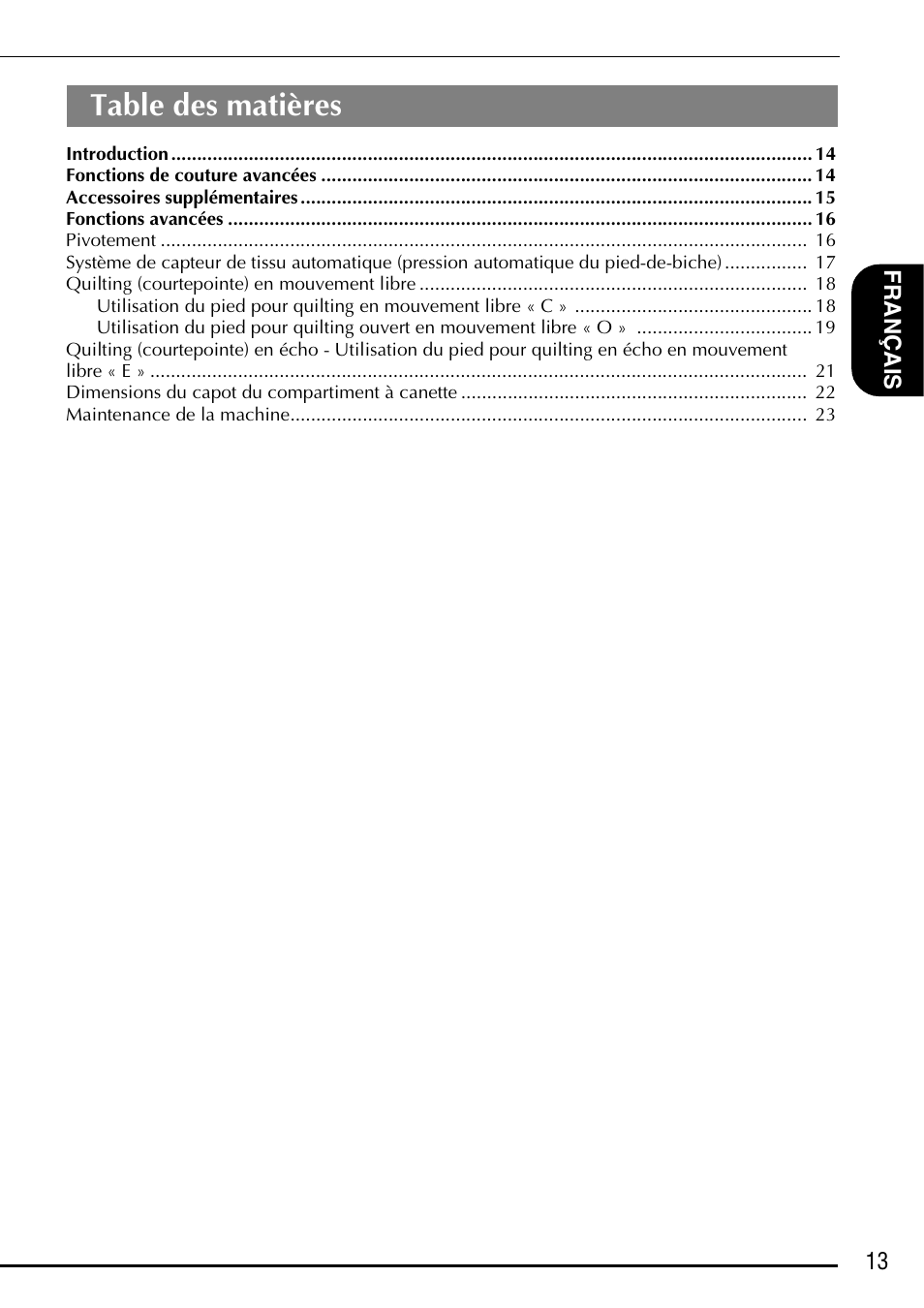 Brother Innov-is 2800D User Manual | Page 15 / 40