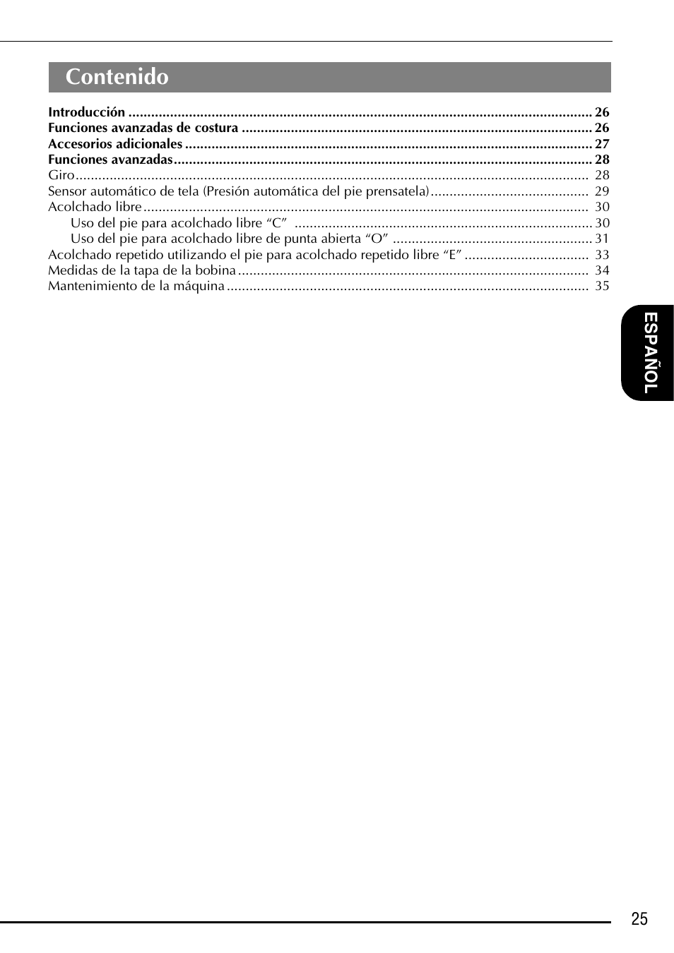 Brother Innov-is 2800D User Manual | Page 27 / 40