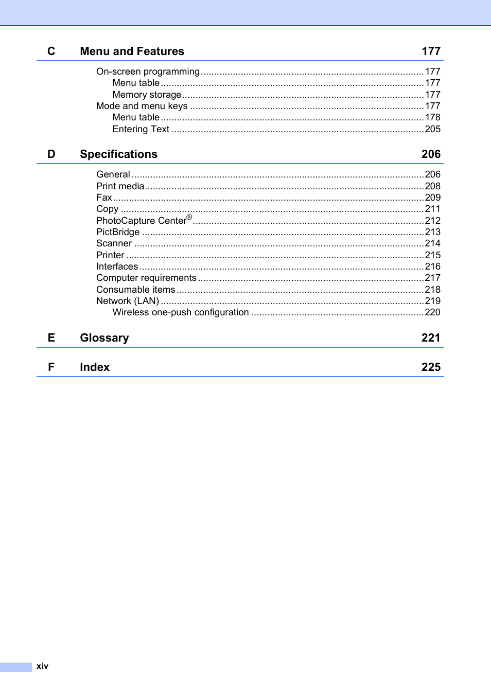 Brother MFC 6890CDW User Manual | Page 16 / 248