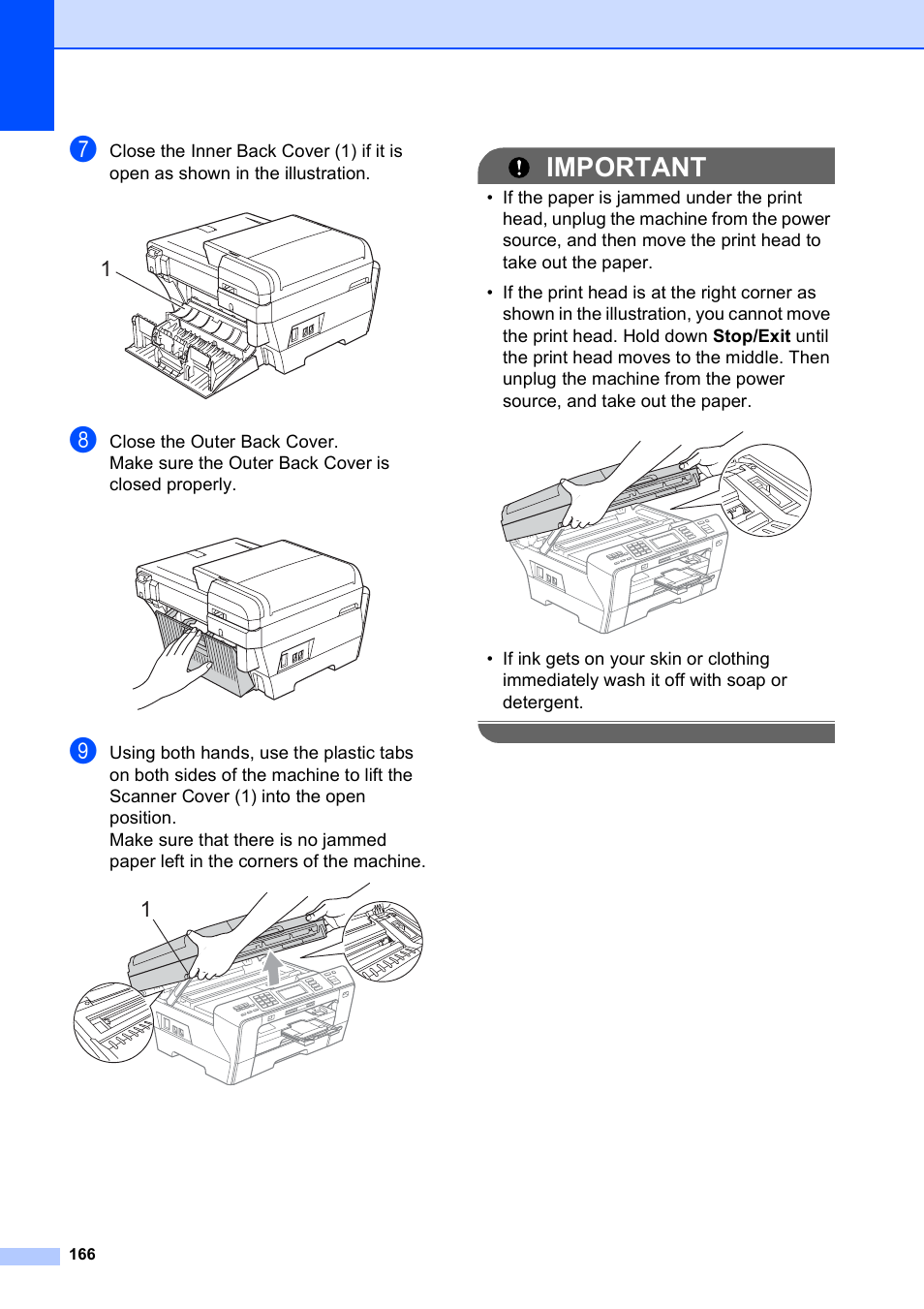 Important | Brother MFC 6890CDW User Manual | Page 182 / 248