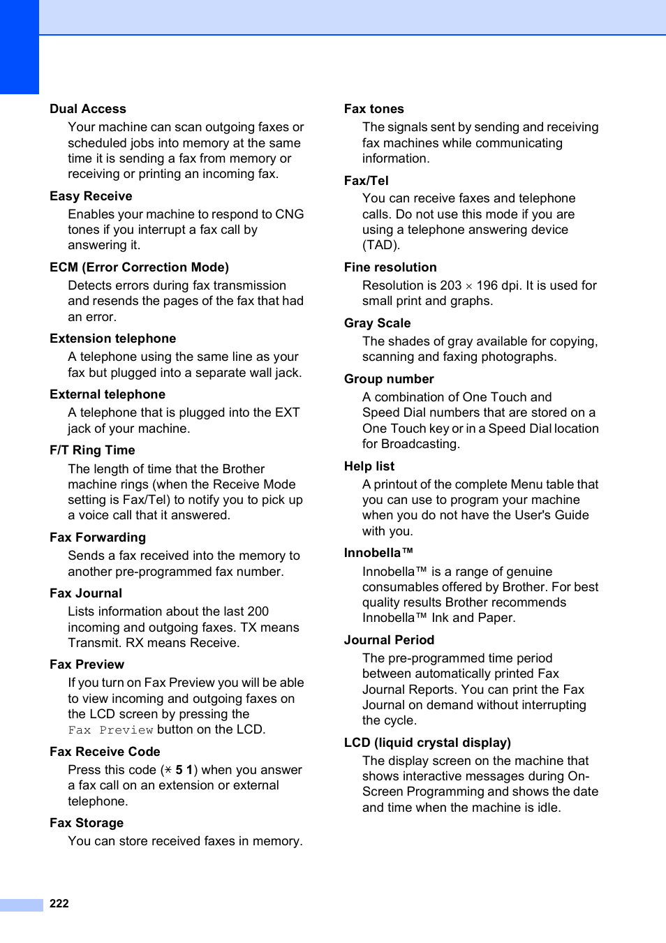 Brother MFC 6890CDW User Manual | Page 238 / 248