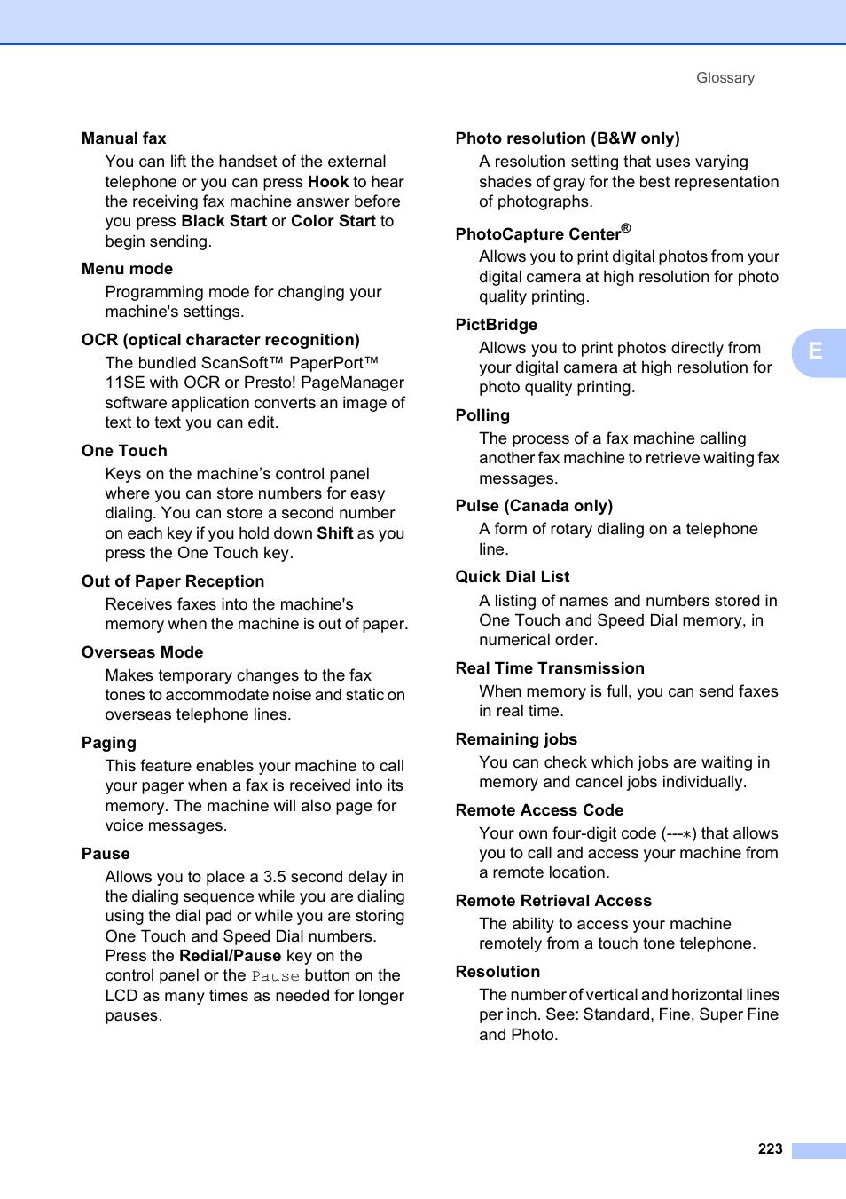 Brother MFC 6890CDW User Manual | Page 239 / 248