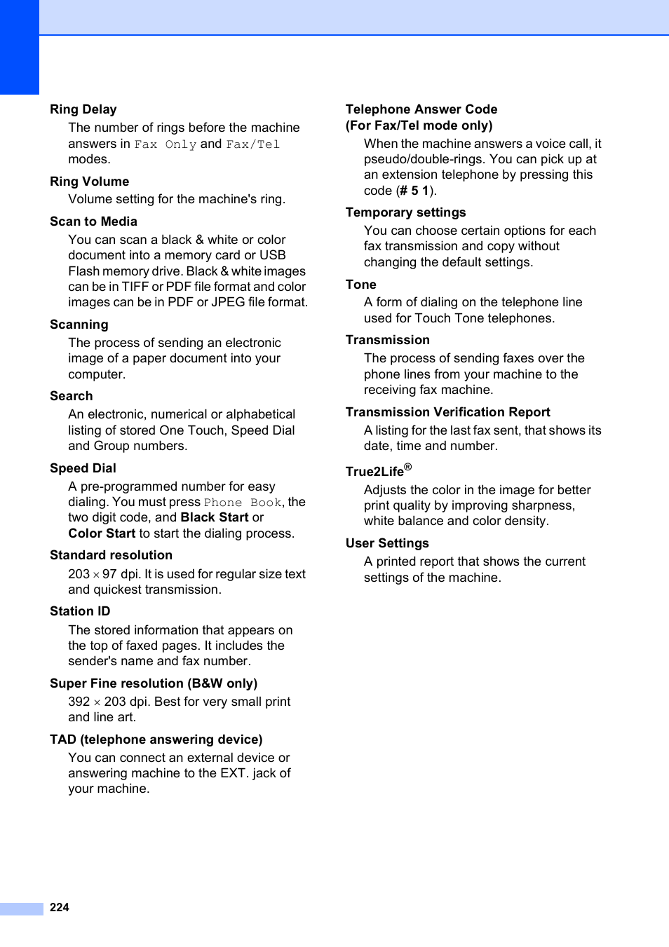 Brother MFC 6890CDW User Manual | Page 240 / 248