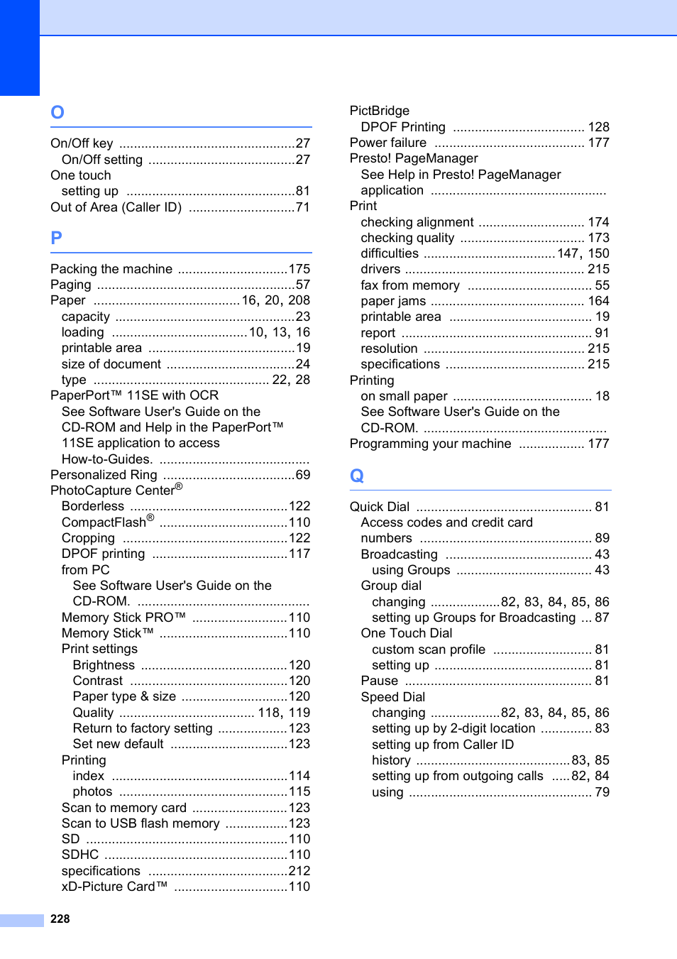 Brother MFC 6890CDW User Manual | Page 244 / 248