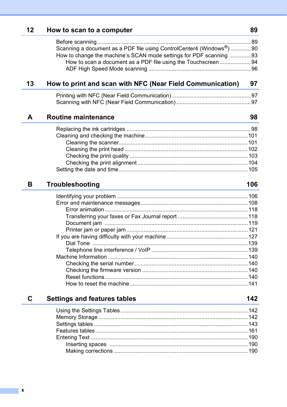 Brother MFC-J6920DW User Manual | Page 12 / 223