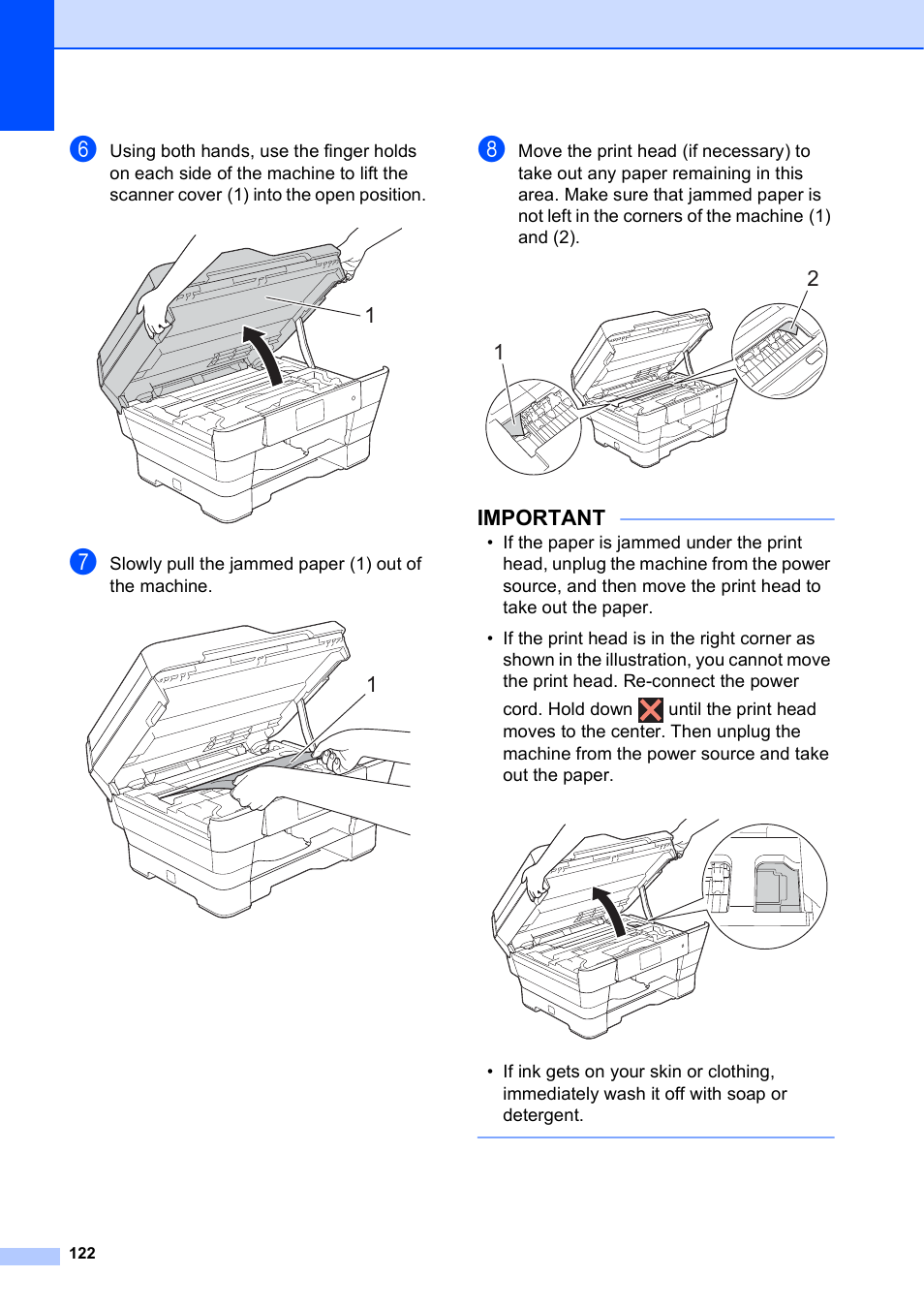 Important | Brother MFC-J6920DW User Manual | Page 136 / 223