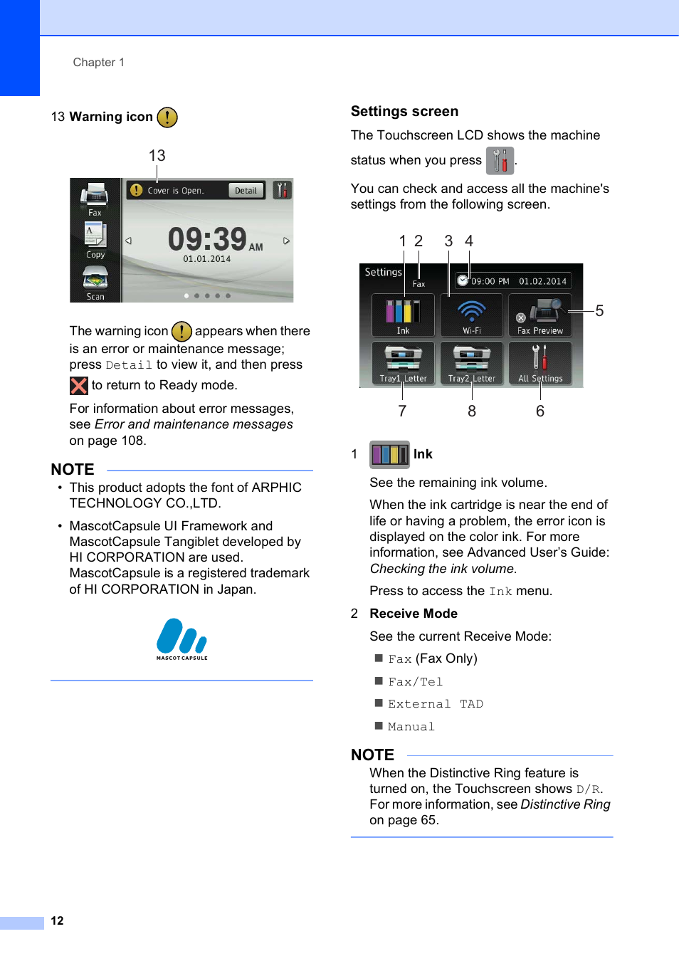 Brother MFC-J6920DW User Manual | Page 26 / 223