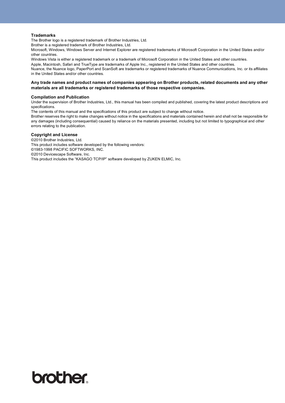 Brother usa/can | Brother MFC-9460CDN User Manual | Page 26 / 26