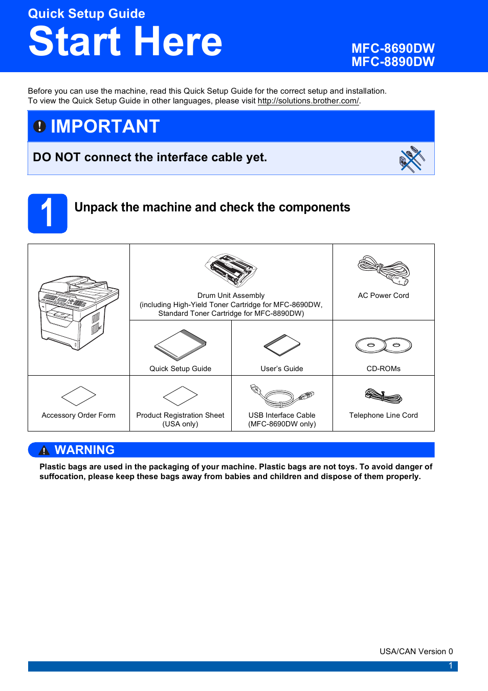 Brother MFC-8690DW User Manual | 48 pages