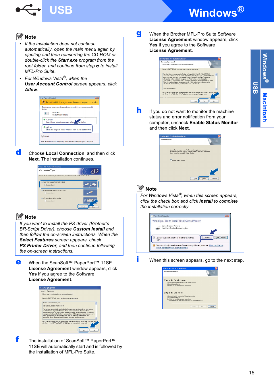 Windows | Brother MFC-8690DW User Manual | Page 15 / 48