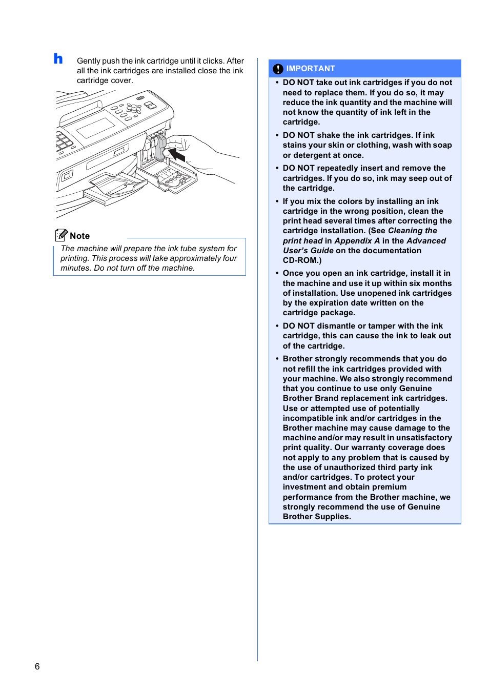 Brother MFC-J615W User Manual | Page 6 / 40