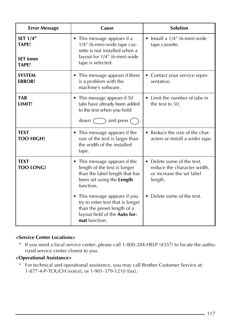 Brother PT-2410 User Manual | Page 121 / 202