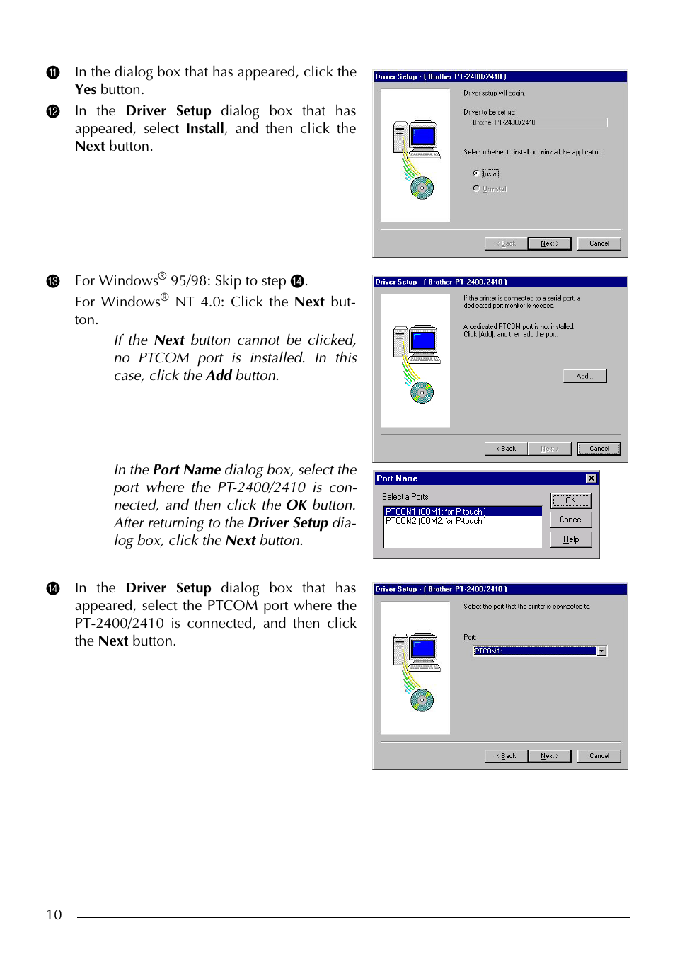 Brother PT-2410 User Manual | Page 14 / 202